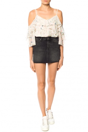 'studded' raw edge skirt, zdjęcie 2 'studded' raw edge skirt od AllSaints
